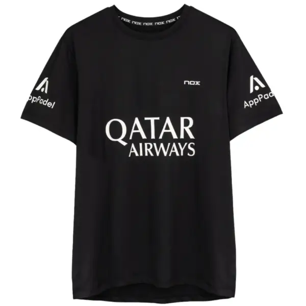 Nox AT10 Agustin Tapia Sponsors T-Shirt – Black