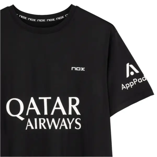 Nox AT10 Agustin Tapia Sponsors T-Shirt – Black - Image 3